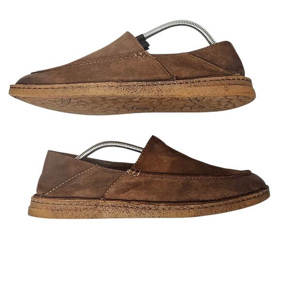 Born Men's Stewie II Brown Suede Loafers with Foldable Heel Size 10.5 - Picture 7 of 11